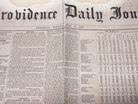 1855 APRIL 11 THE PROVIDENCE DAILY JOURNAL NEWSPAPER - THE ELECTION - NP 3877D