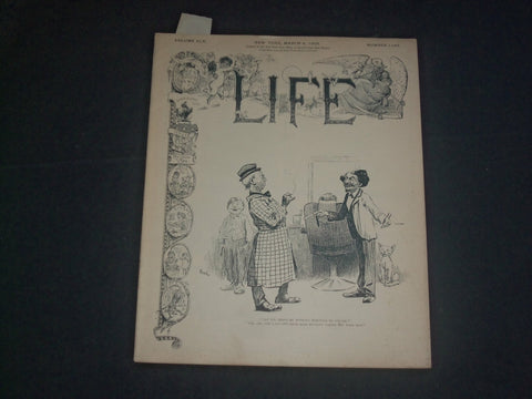 1905 MARCH 9 LIFE MAGAZINE - NICE ILLUSTRATIONS, ADS & STORIES - B 6211