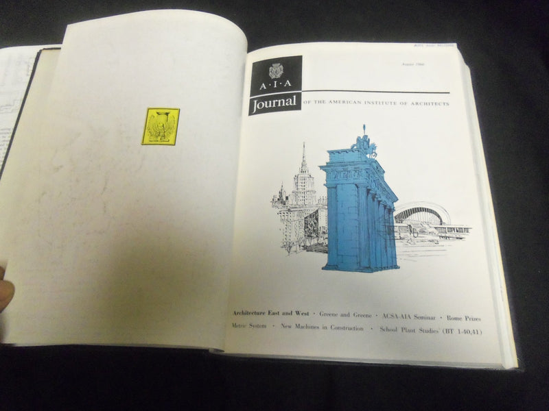 1960 AMERICAN INSTITUTE OF ARCHITECTS 2 BOUND VOLUMES - NICE PHOTOS - R 849