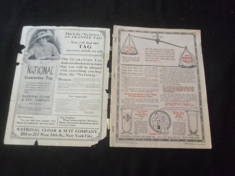 1914 SPRING & SUMMER NATIONAL CLOAK & SUIT COMPANY CATALOG - R 93W