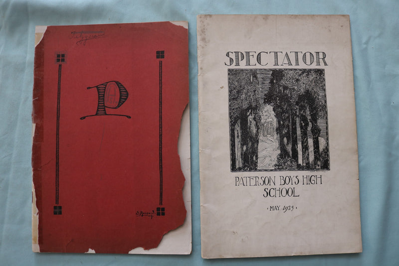 1911-1925 PATTERSON, NJ HIGH SCHOOL - SPECTATOR MAGAZINES - LOT OF 8 - K 3349