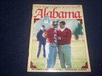 1990 SEP 8 UNIVERSITY OF ALABAMA VS SOUTHERN MISS FOOTBALL PROGRAM - ST 4879N