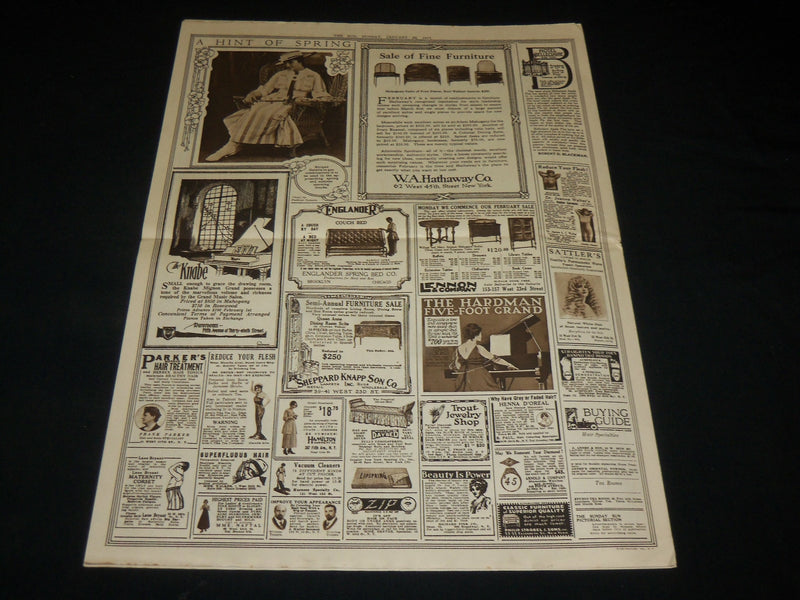 1917 JANUARY 28 THE SUN PICTORIAL MAGAZINE SECTION -PERSONS OF INTEREST- NP 5436