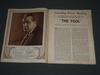 1922 CHANNING POLLOCK'S THE FOOL SOFTCOVER PROGRAM - GREAT PHOTOS - J 2372
