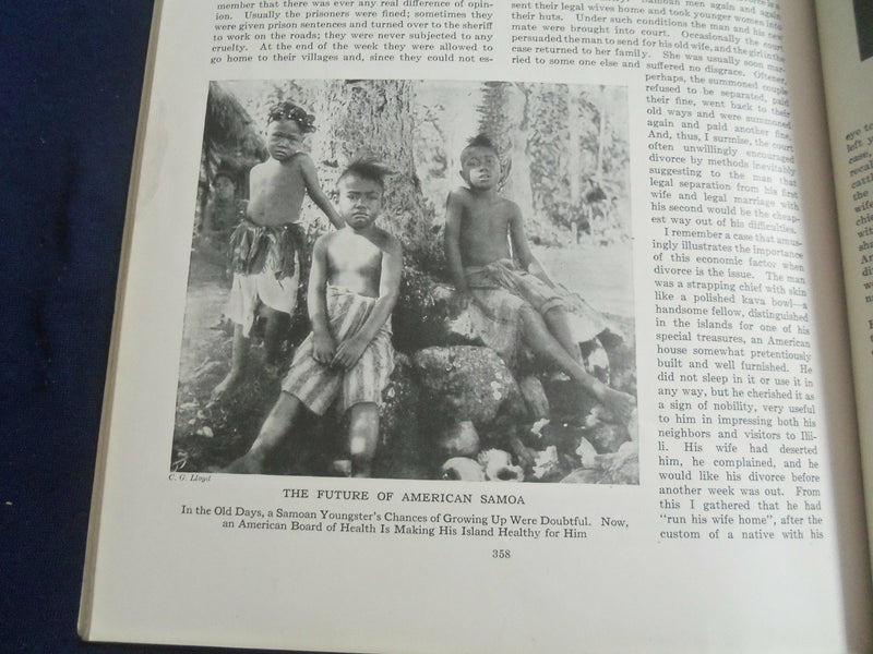 1921 APRIL ASIA MAGAZINE - RED - GREAT PHOTOS & STORIES - SP 1222M