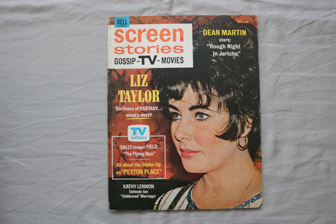 1967 OCTOBER SCREEN STORIES MAGAZINE - ELIZABETH TAYLOR COVER - E 19931
