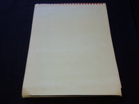 1958 BEAUX-ART HANGERS CALENDAR SALESMAN SAMPLE SHEETS BOOK - C 13