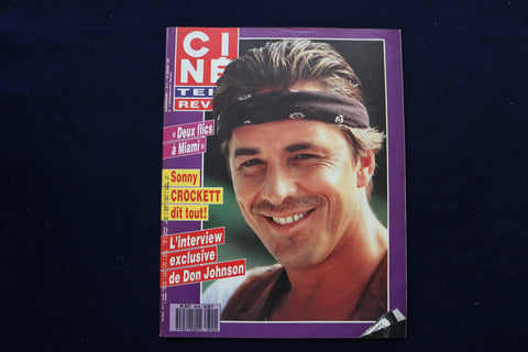 1987 JANUARY 22 CINE TELE REVUE MAGAZINE - DON JOHNSON COVER - E 12003
