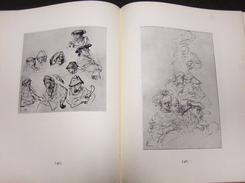 1919 REMBRANDT HANDZEICHNUNGEN GERMAN BOOK - NICE ILLUSTRATIONS - KD 66