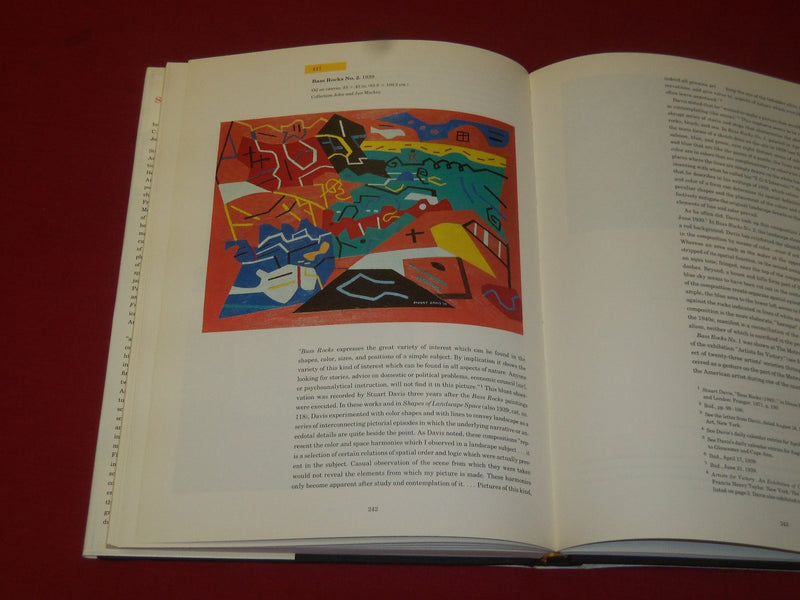 1991 STUART DAVIS AMERICAN PAINTER HARDCOVER BOOK - NICE PRINTS - KD 5435