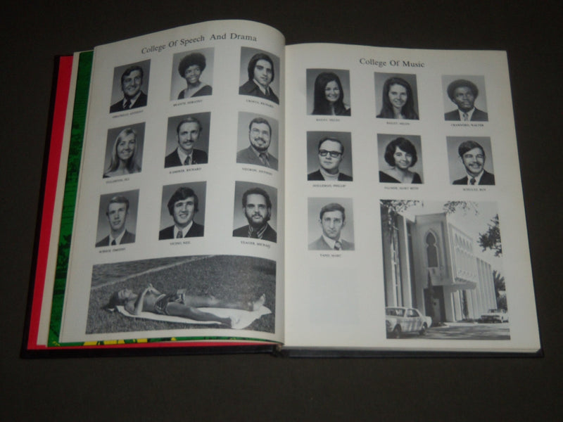 1971 MOROCCAN UNIVERSITY OF TAMPA YEARBOOK - FLORIDA - NICE PHOTOS - YB 1269