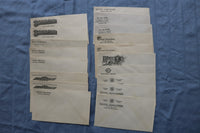 1930'S HOTEL ENVELOPES - UNUSED - LOT OF 18 - K 2958