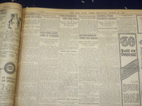 1922 MARCH 30 NEW YORK TIMES - ACTORS FIGHT BLAZE IN TIMES SQUARE - NT 8321
