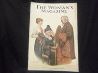 1917 JANUARY THE WOMAN'S MAGAZINE - GREAT COVER & ADS - ST 1095
