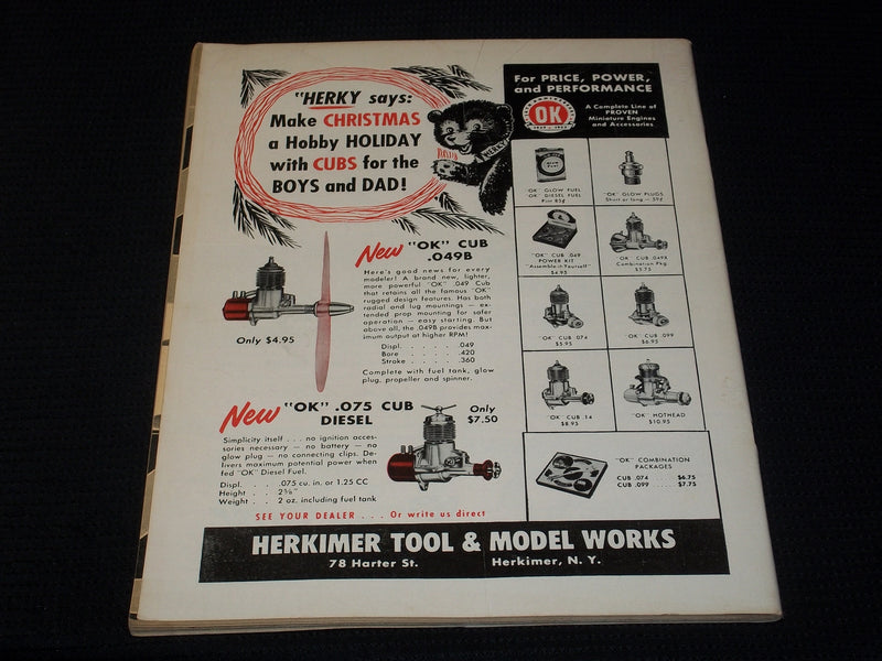 1954 JANUARY AIR TRAILS MAGAZINE - TRIMMER AMPHIBIAN COVER - E 7038