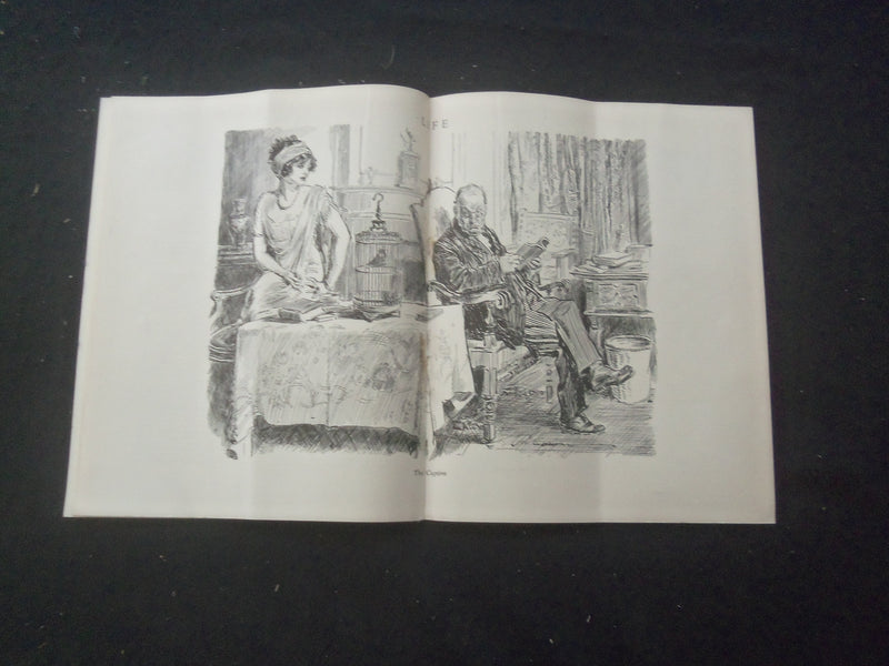 1914 FEBRUARY 26 LIFE MAGAZINE - WILL HE GET OVER? - L 758V