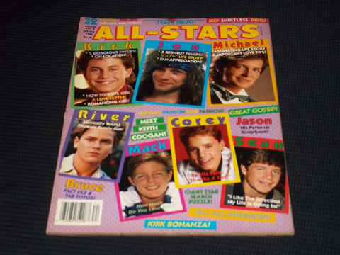 1987 WINTER TEEN BEAT ALL-STARS MAGAZINE - COREY HAIM FRONT COVER - E 16003