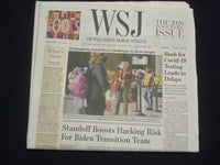 2020 NOV 21-22 THE WALL STREET JOURNAL - RUSH FOR VIRUS TESTING LEADS TO DELAYS
