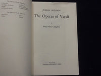 1973-1978 THE OPERAS OF VERDI SOFTCOVER BOOKS - VOLS 1 & 2 - J. BUDDER - KD 8696