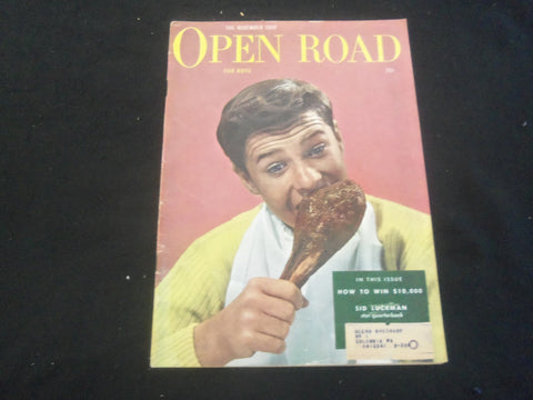 1949 NOVEMBER OPEN ROAD MAGAZINE - SID LUCKMAN, STAR QUARTERBACK - B 5530K