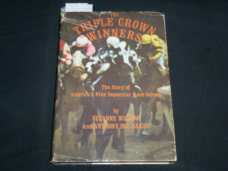 1975 THE TRIPLE CROWN WINNERS HARDCOVER BOOK - RACE HORSES - KD 6857