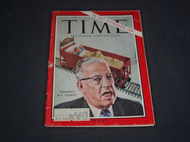 1963 JULY 26 TIME MAGAZINE - FIREMEN'S H.E. GILBERT - T 1939