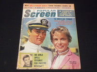 1959 DECEMBER POPULAR SCREEN MAGAZINE - TONY CURTIS & LEIGH COVER - E 13481