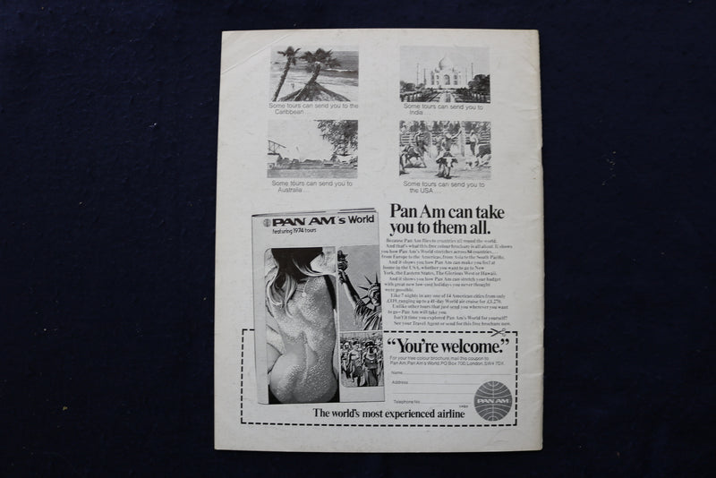 1974 APRIL FILMS AND FILMING MAGAZINE - THE LION HAS 7 HEADS COVER - E 17994