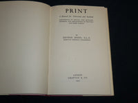 1952 PRINT A MANUAL FOR LIBRARIES AND STUDENTS BOOK BY GEORGE MANN - KD 6800