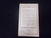 1914 NOVEMBER 28 HARPER'S WEEKLY MAGAZINE- NICE ARTICLES & ILLUSTRATIONS-ST 2498