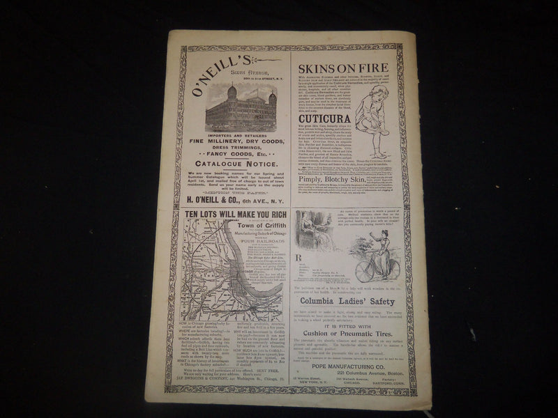 1892 APRIL LADIES' HOME JOURNAL MAGAZINE - GREAT ILLUSTRATIONS & ADS - ST 2359