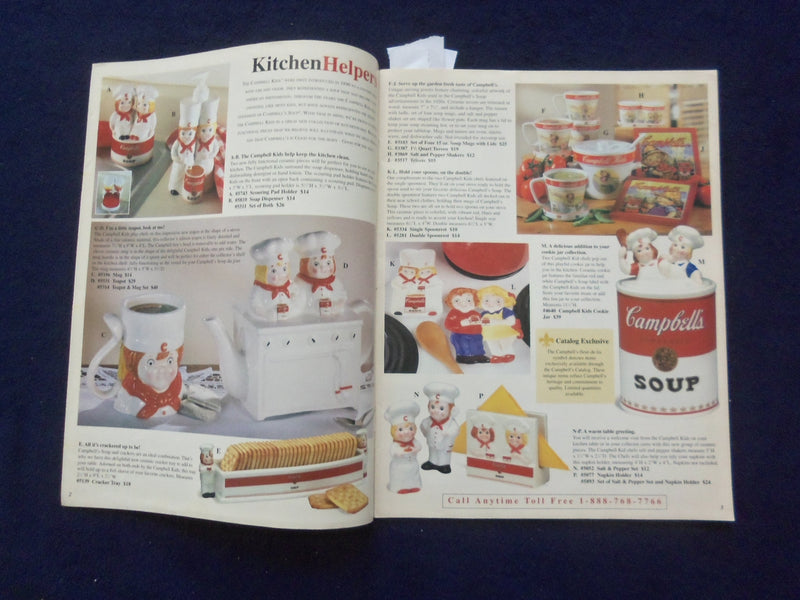 1999 SPRING CAMPBELL'S GIFTS AND COLLECTIBLES CATALOG - J 9396