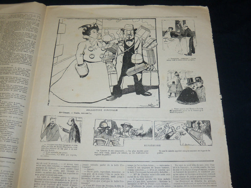 1891-1905 LE PROGRES ILLUSTRE FRENCH MAGAZINE LOT OF 20 ISSUES - NP 5376