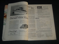 1954 NOVEMBER BOATS MAGAZINE - HURRICANE PICTURES - CRUISING OUTBOARDS - B 6571