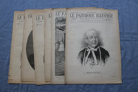 1888-1913 LE PATRIOTE ILLUSTRE MAGAZINE - FRENCH - LOT OF 40 - O 3848