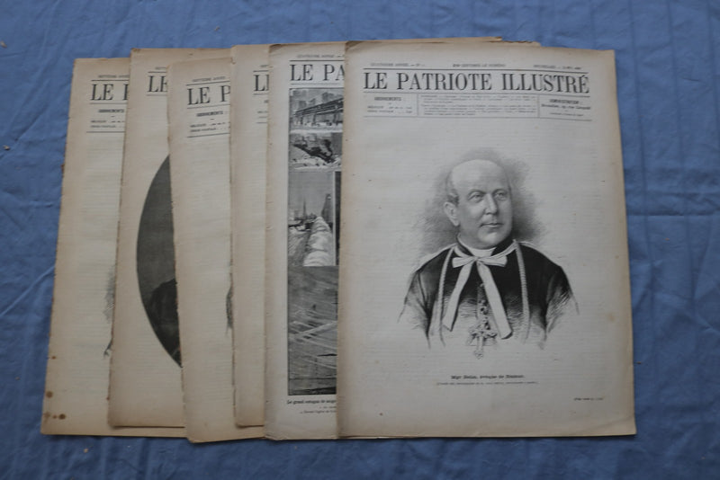 1888-1913 LE PATRIOTE ILLUSTRE MAGAZINE - FRENCH - LOT OF 40 - O 3848