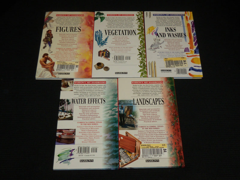 1996-2003 BARRON'S ART HANDBOOKS LOT OF 5 - HARDCOVER - KD 5661