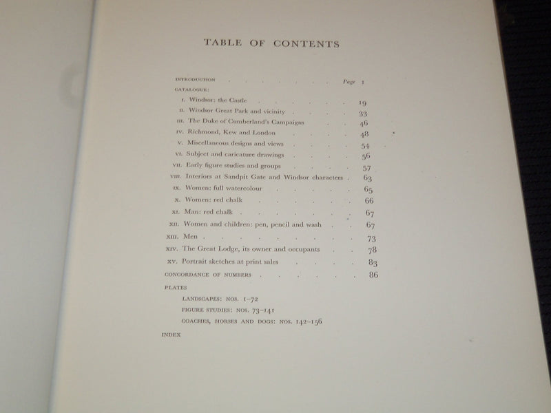1947 THE DRAWINGS OF PAUL & THOMAS SANDBY WINDSOR -BOOK BY A. B. OPPE - KD 4585O