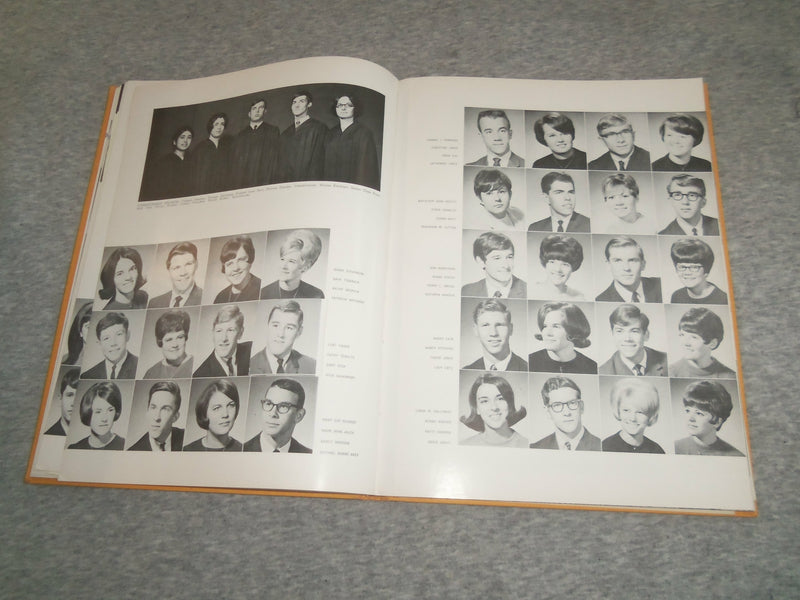 1968 ATODNEM MENDOTA HIGH SCHOOL YEARBOOK - MENDOTA, ILLINOIS - YB 2482