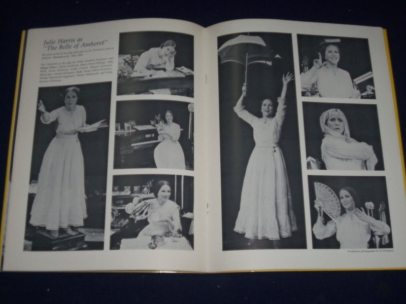 1976 THE BELLE OF AMHERST STORY PRESS BOOK - JULIE HARRIS - PHOTOS - J 1527