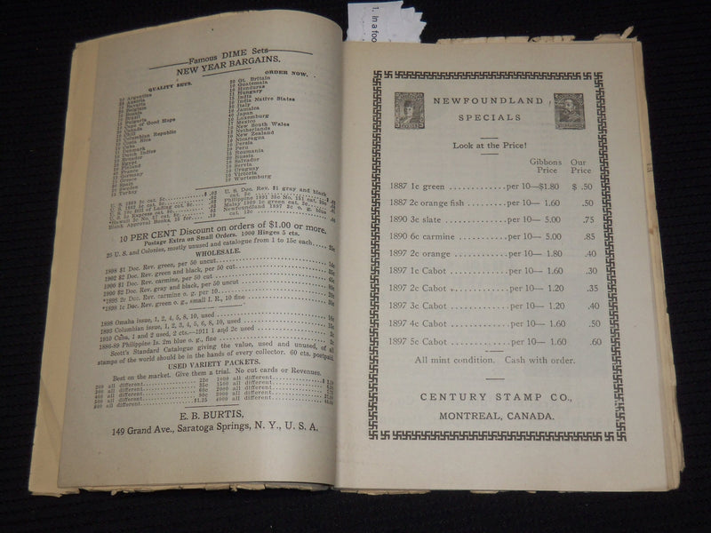 1913 MARCH PHILATELIC WEST MAGAZINE VOL 58 NO. 2 - E. VERNON MOORE COVER- J 9893