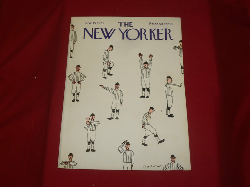 1973 NOVEMBER 19 NEW YORKER MAGAZINE FRONT COVER ONLY - GREAT ART FOR FRAMING