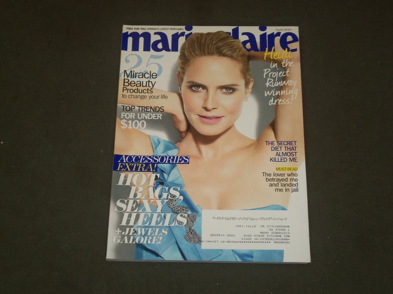 2010 APRIL MARIE CLAIRE MAGAZINE - HEIDI KLUM COVER - B 3309
