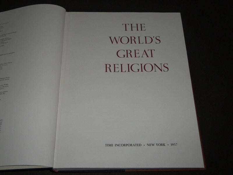 1957 THE WORLD'S GREAT RELIGIONS BOOK LOT OF 2 - GREAT PRINTS - I 1591