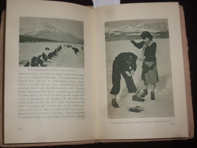 1940 ANGLING IN JAPAN SOFTCOVER BOOK BY MEIZI MATUZAKI - TOURIST LIBRARY- J 9821
