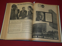 1957 RWDSU RECORD NEWSPAPER BOUND VOLUME NO. 4 - RETAIL - WHOLESALE - R 15H