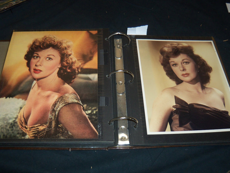 SUSAN HAYWARD 3 RING BINDER SCRAPBOOK - HOLLYWOOD - GREAT PHOTOS - 5A