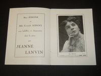 1921-1922 LE VOLEUR FRENCH THEATRE PROGRAM- HENRY BERNSTEIN - J 5385
