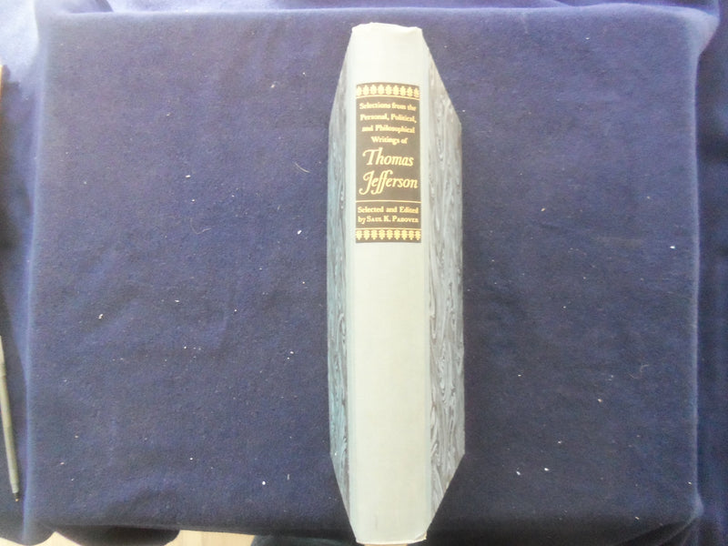 1967 THE WRITINGS OF THOMAS JEFFERSON HARDCOVER BOOK - HERITAGE PRESS - KD 8863