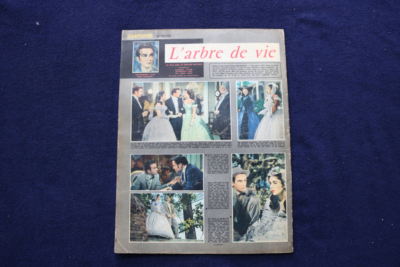 1958 JAN 2 CINEMONDE MAGAZINE - SIMONE RENANT-JOEL FLATEAU COVER - E 23970